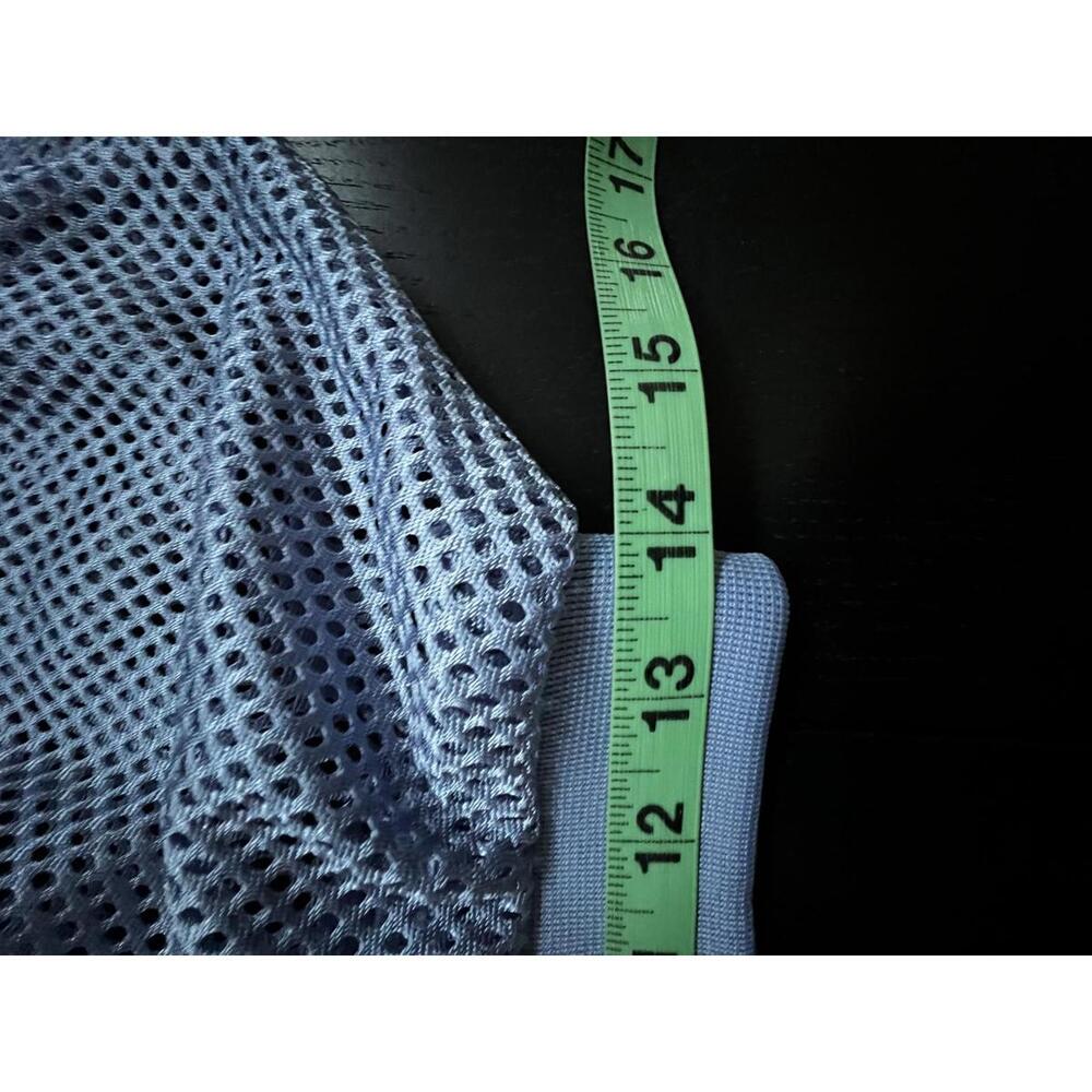 adidas Blue Mesh Muscle Tee - Picture 5 of 6